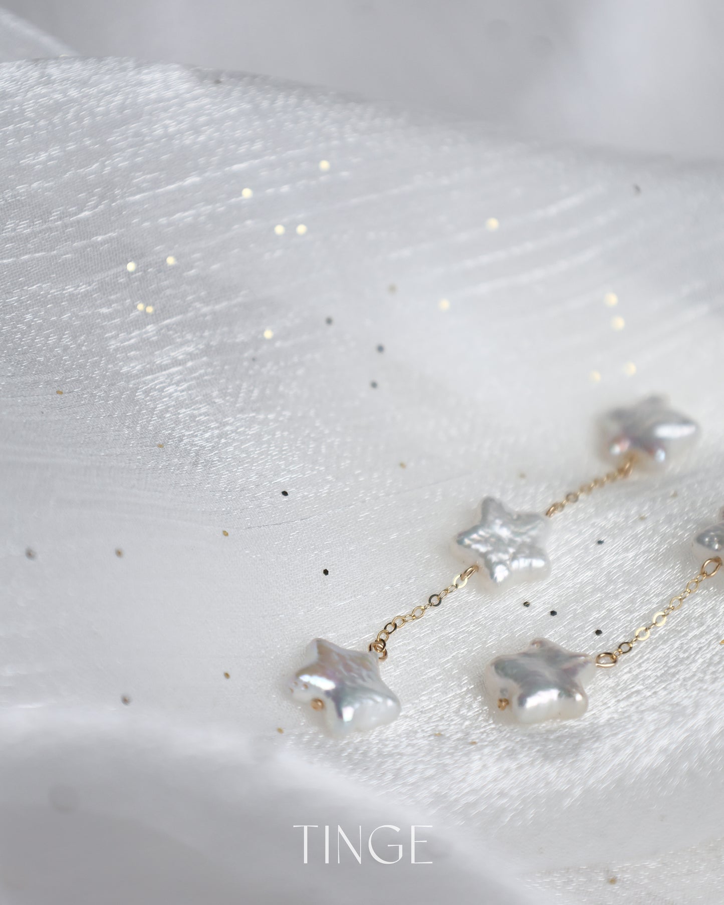 Twinkle Pearl Dangle Earrings