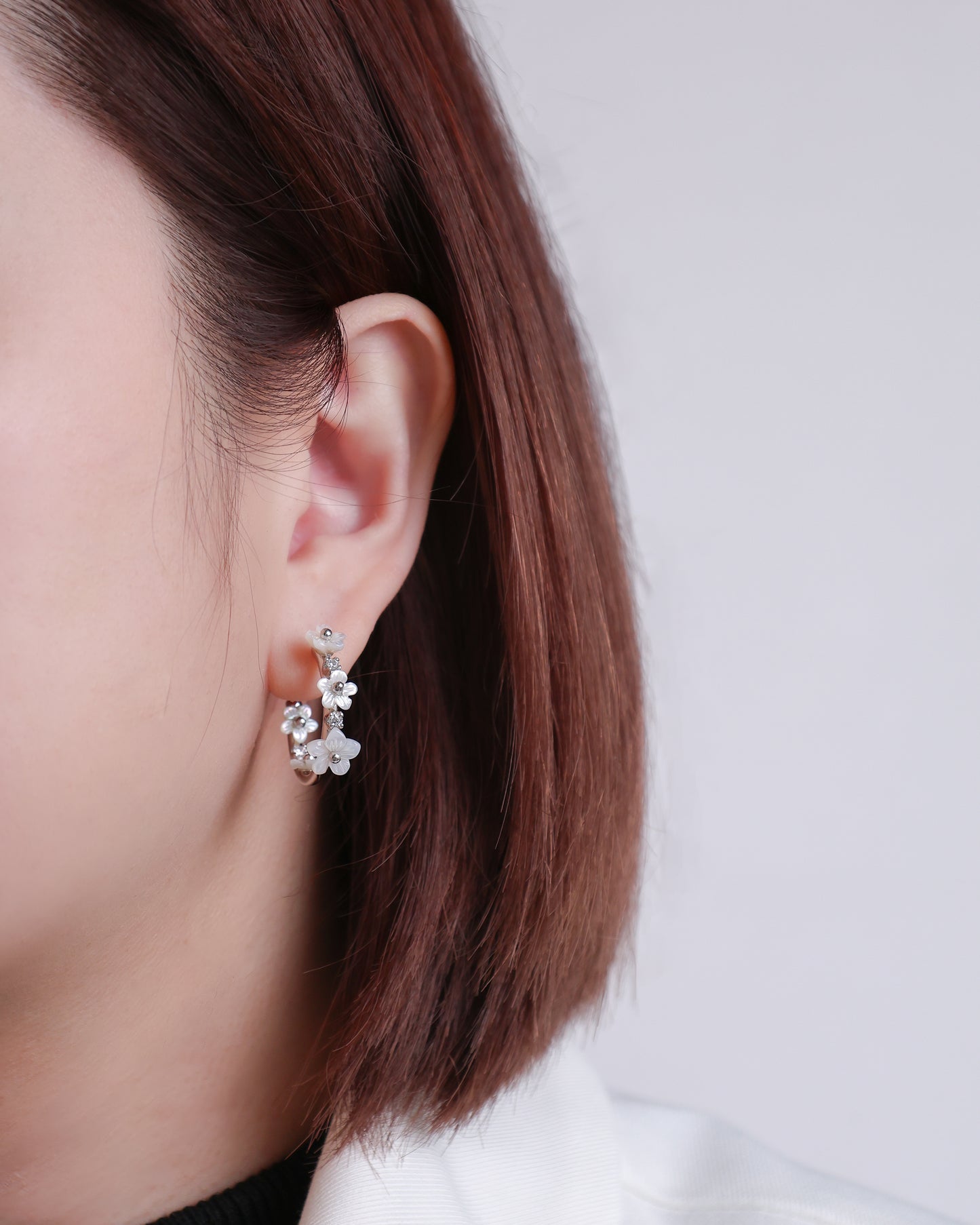 Full Bloom Hoop Earrings