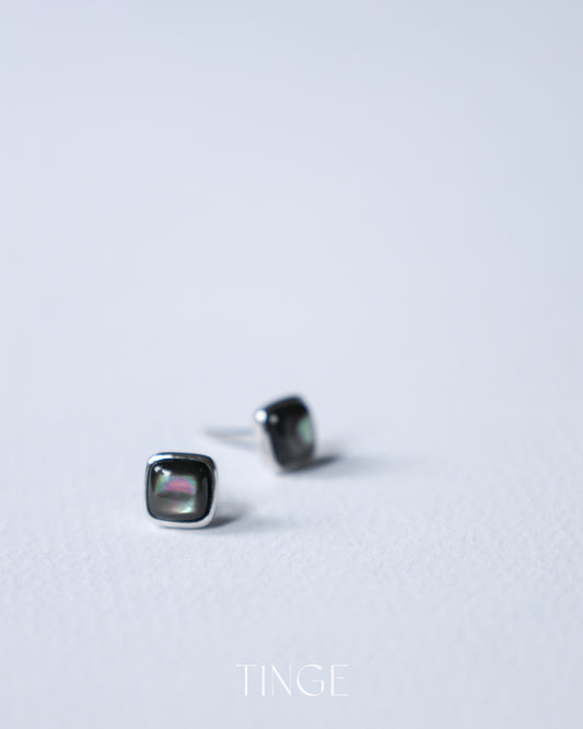 Black Mother of Pearl Earrings