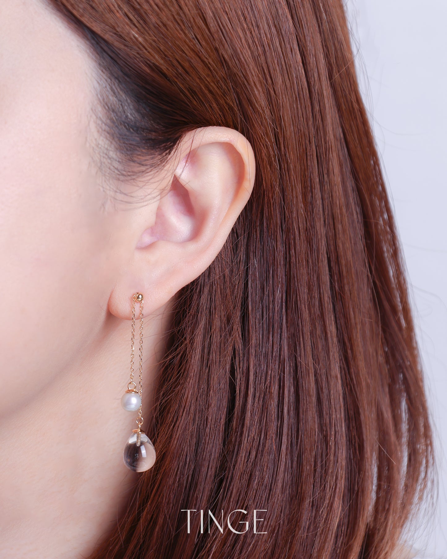 【New】The Precious Drop Chain Earrings