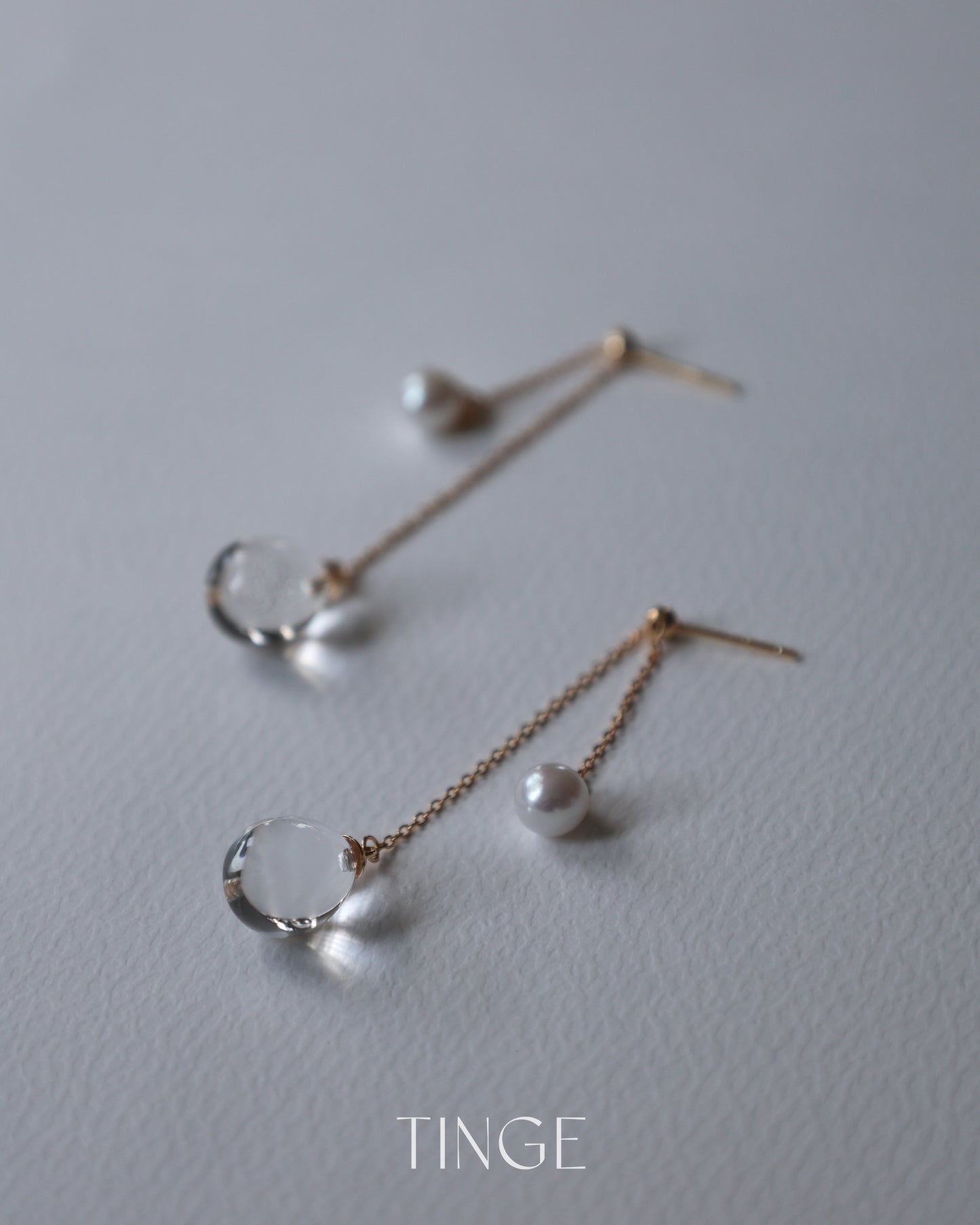 【New】The Precious Drop Chain Earrings