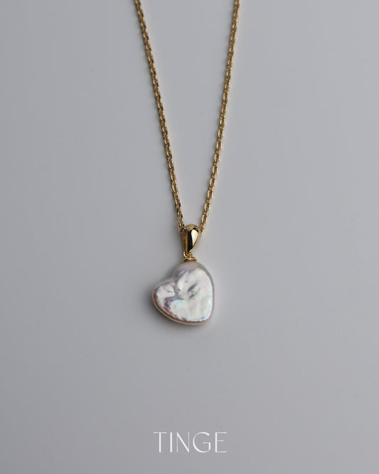Love Pearl Pendant Necklace