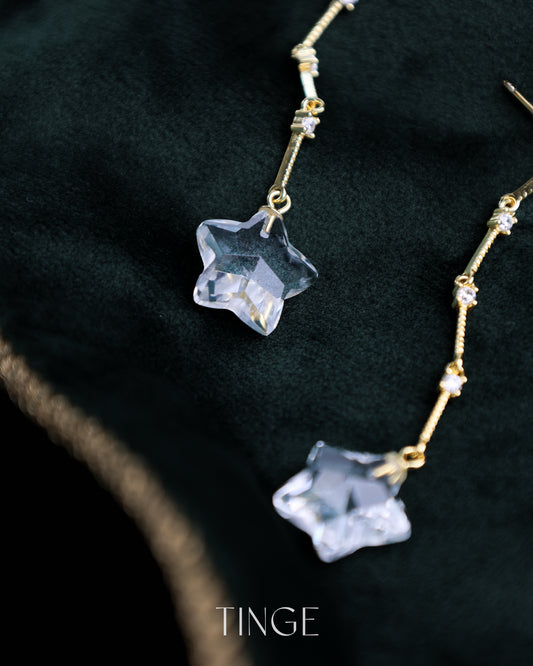 【Limited】Sparkly Star Earrings