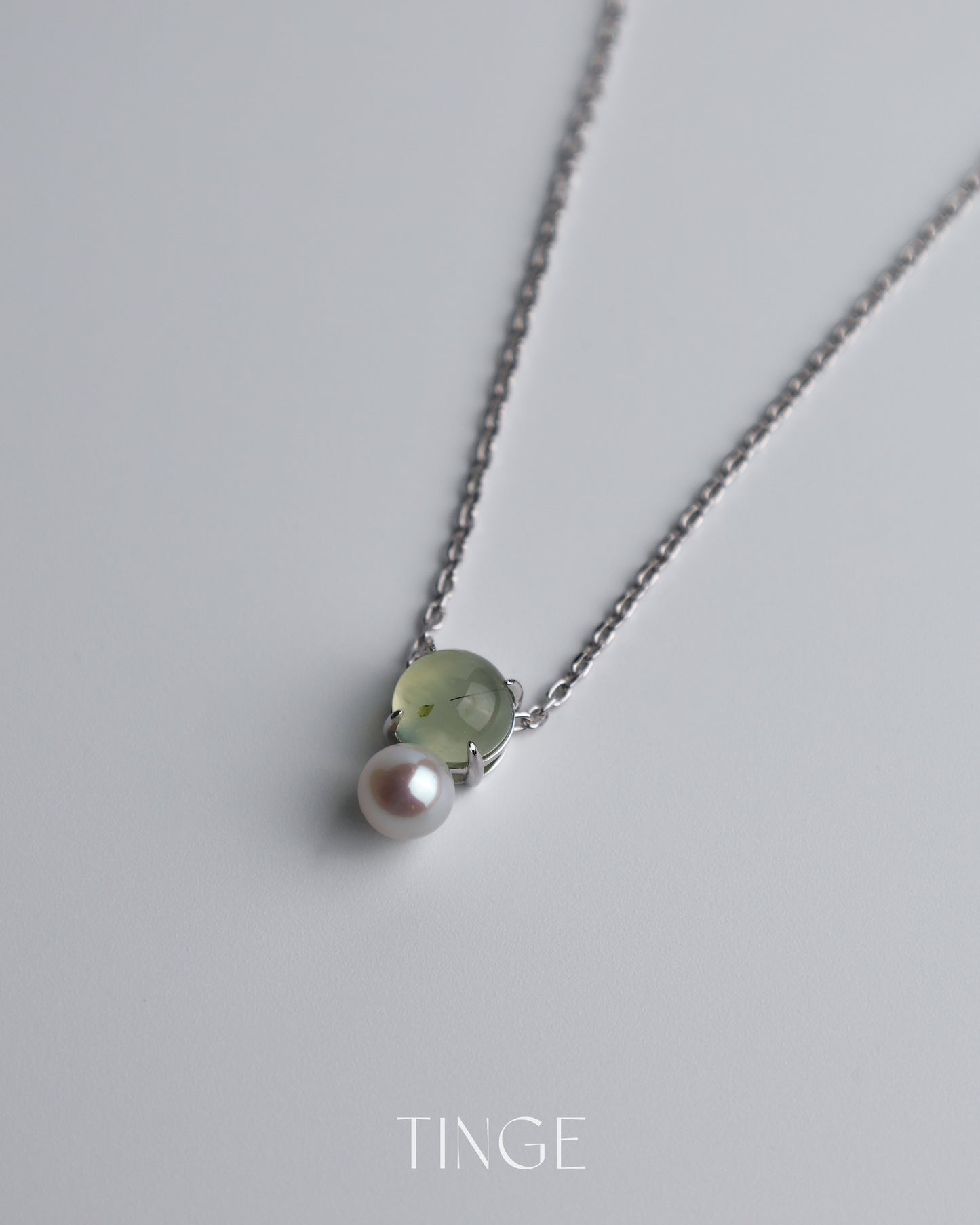 【New】Bobble Pop Necklace - Prehnite