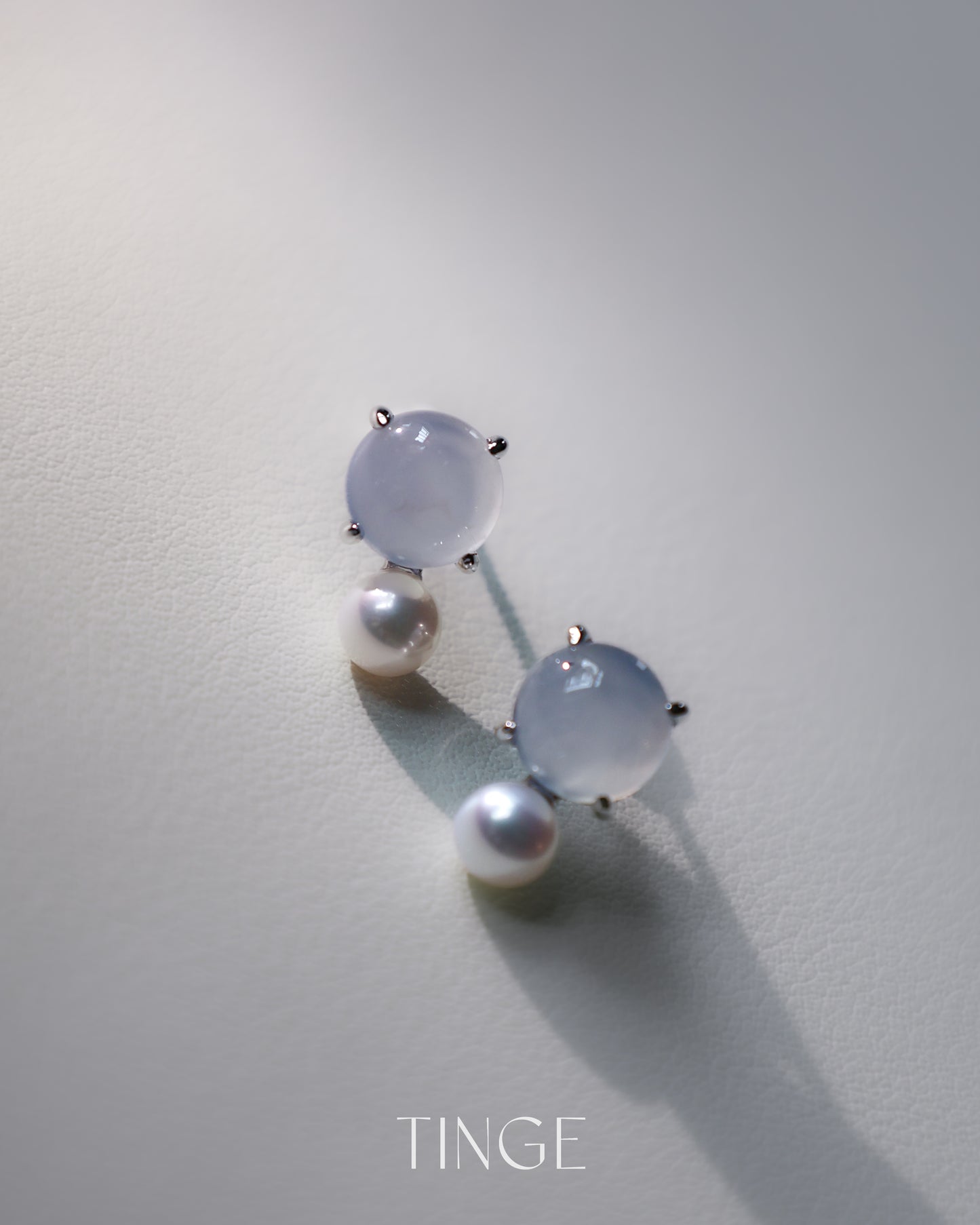 Bobble Pop Earrings - Blue Chalcedony