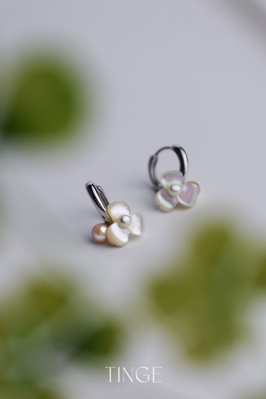 Clover Hoop Earrings