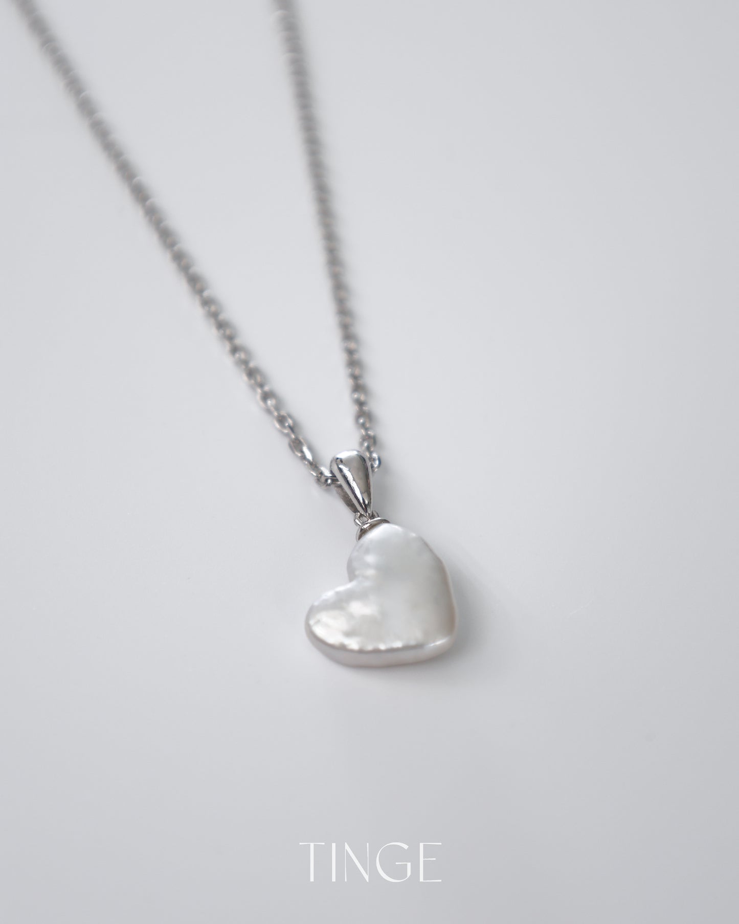 Love Pearl Pendant Necklace
